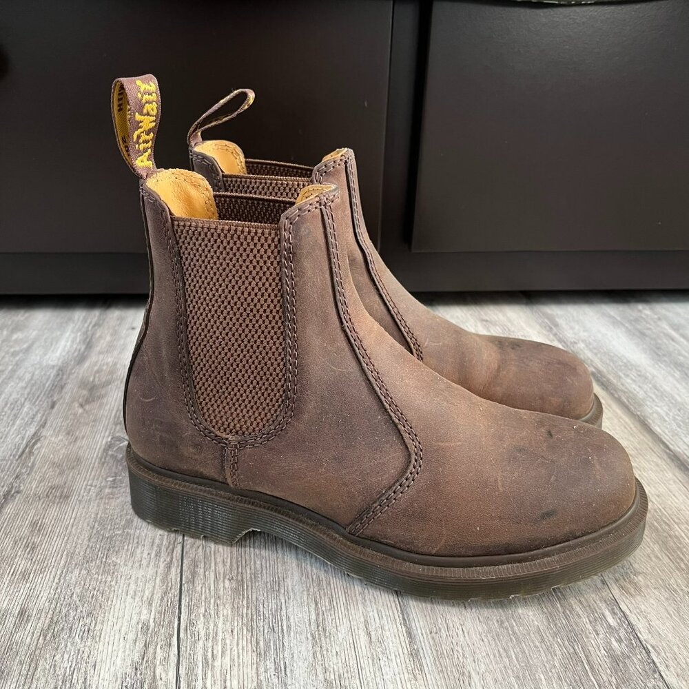 Dr. Martens 2976 Chelsea Boots, Brown Crazy Horse Leather, UK 4 / US L 6